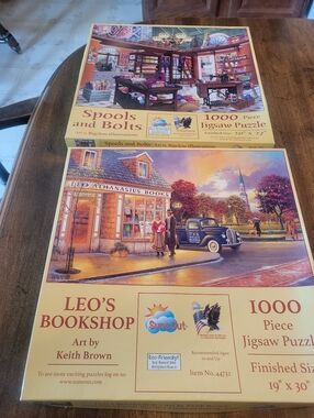 2 1000-Piece Jigsaw Puzzle - Yellow Box